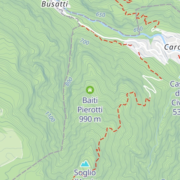 Map of Baiti Pierotti