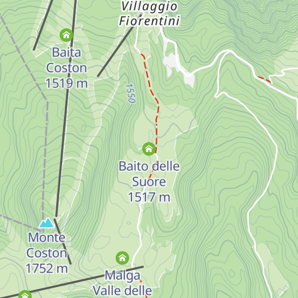 Map of Baito delle Suore