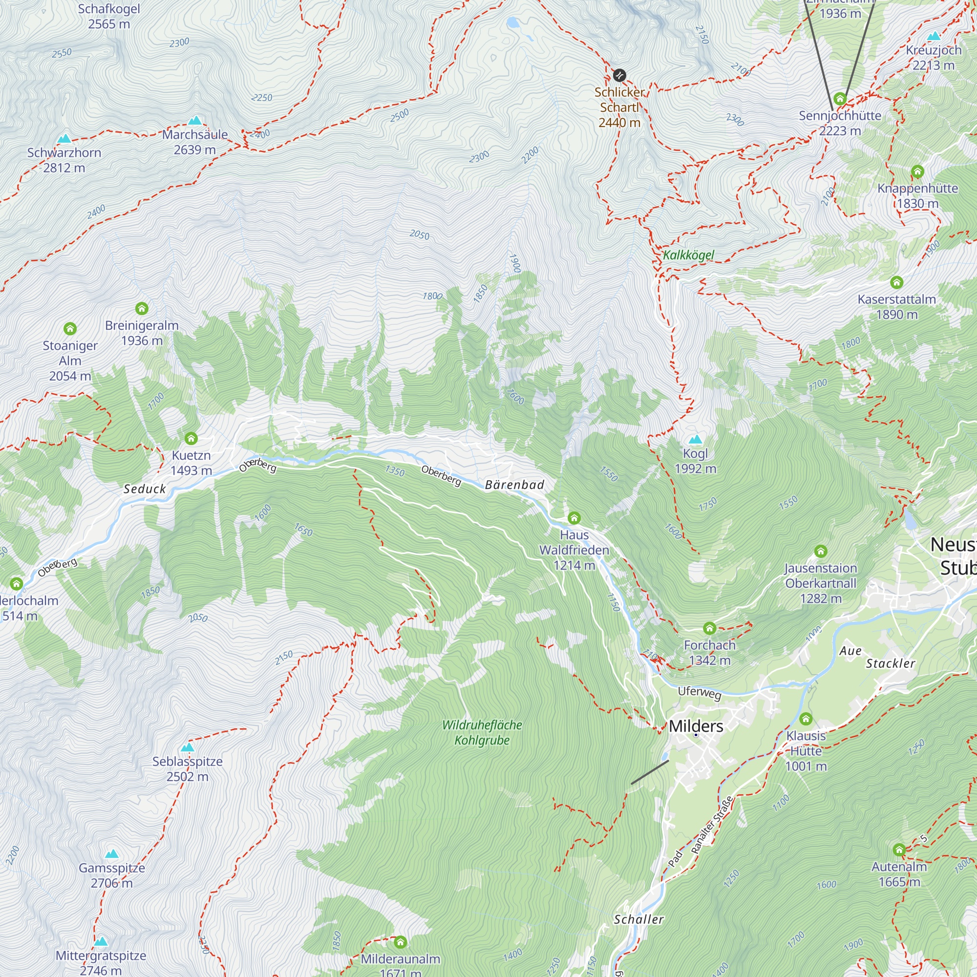 Kraftwerk Bärenbad oberes Einlaufwerk map