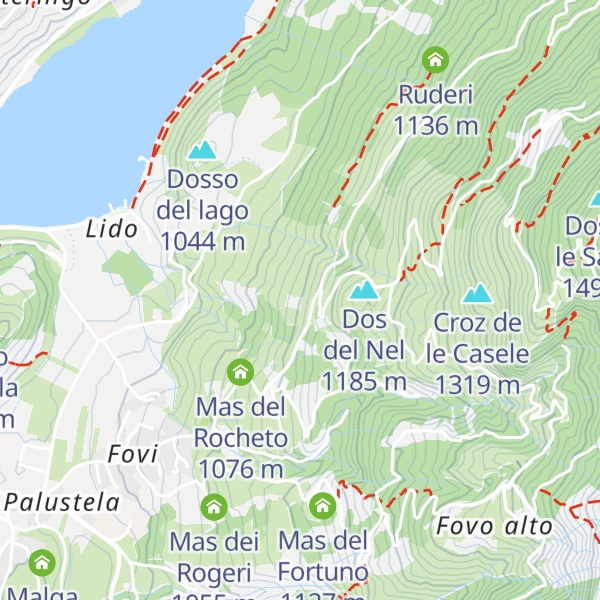 Map of Mas dei Bozzi