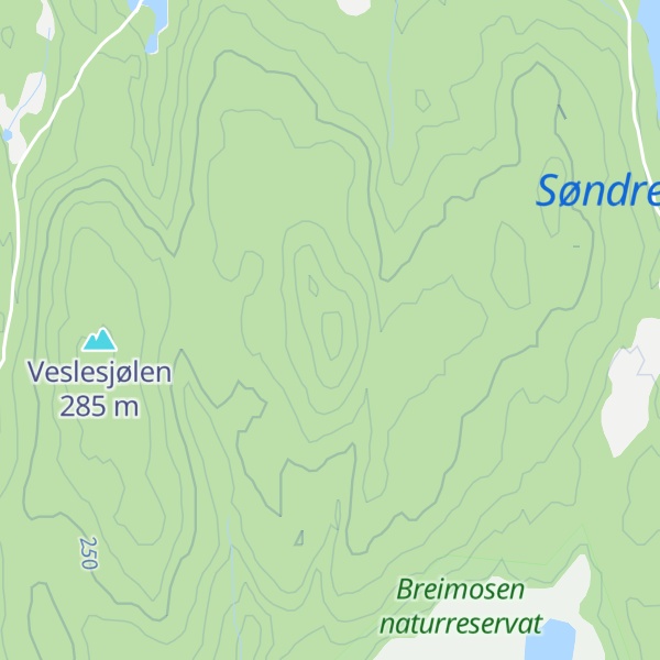 Map of Sjølen