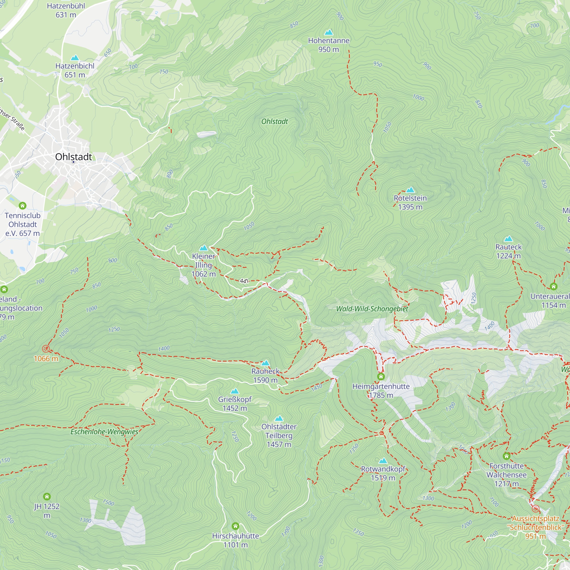 Ochsenalm map