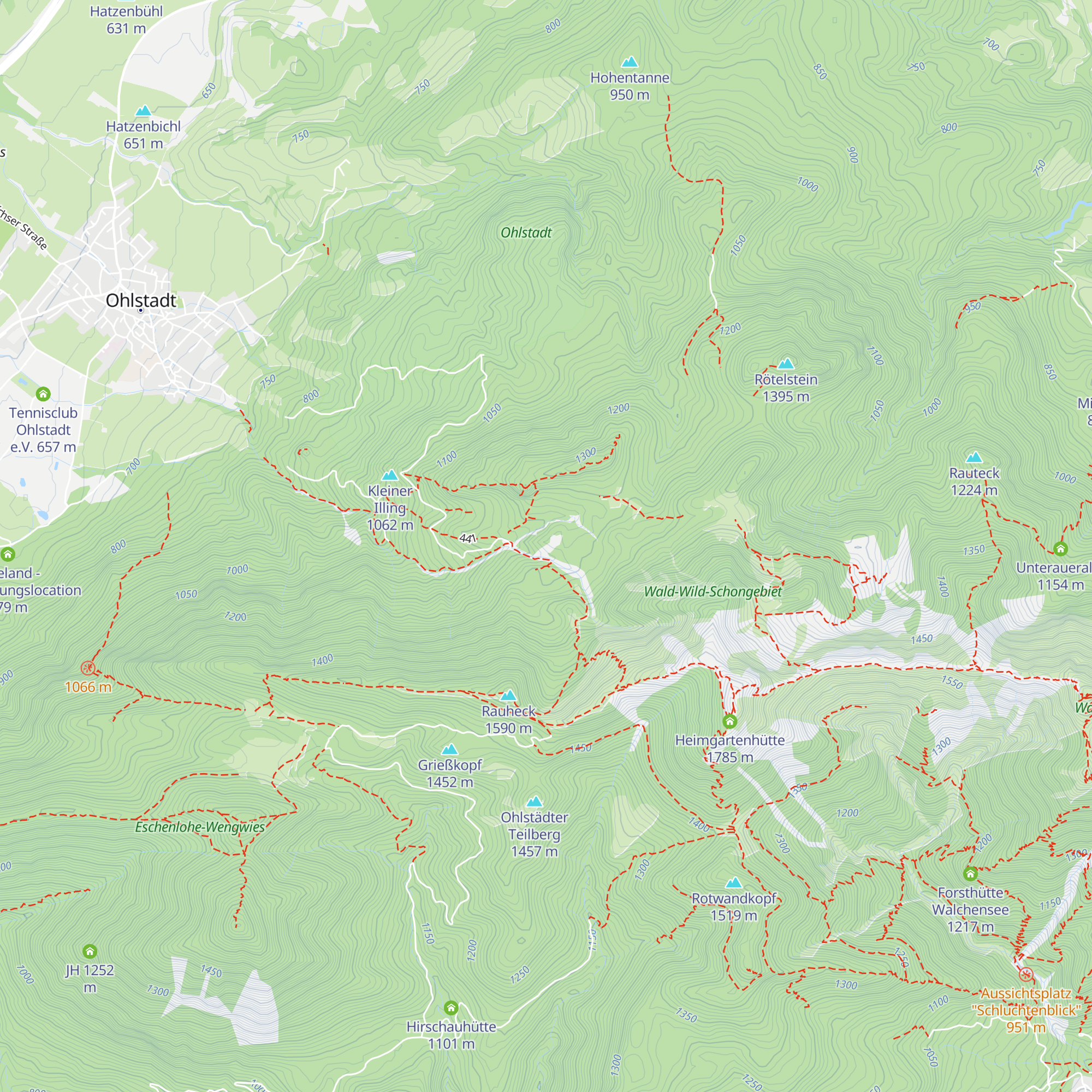 Ochsenalm map