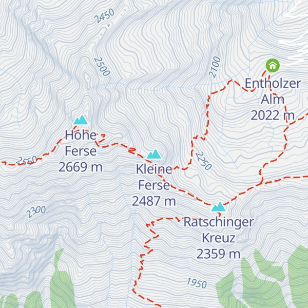 Map of Kleine Ferse