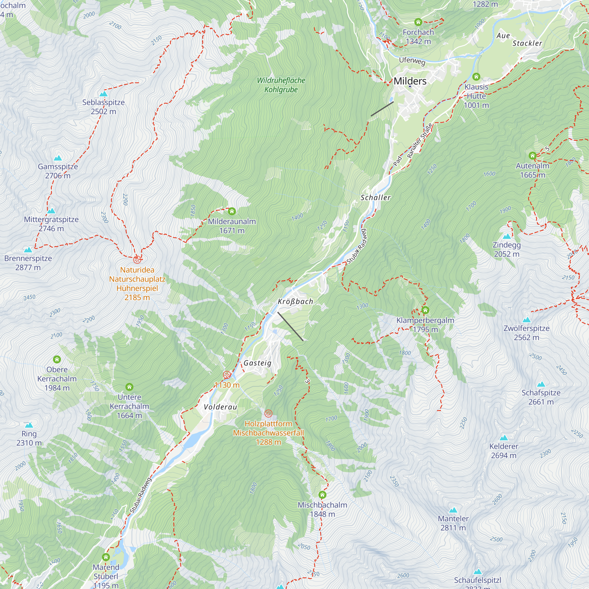 Gasthof Sportalm map