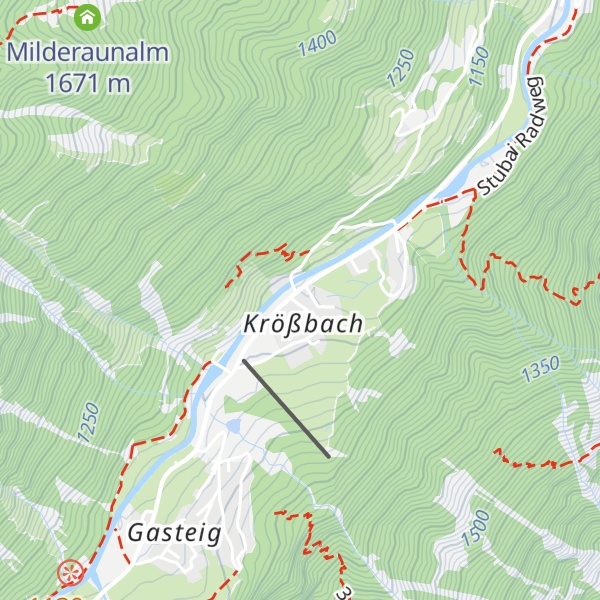 Map of Gasthof Sportalm