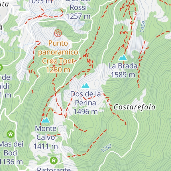 Map of Dos de la Perina