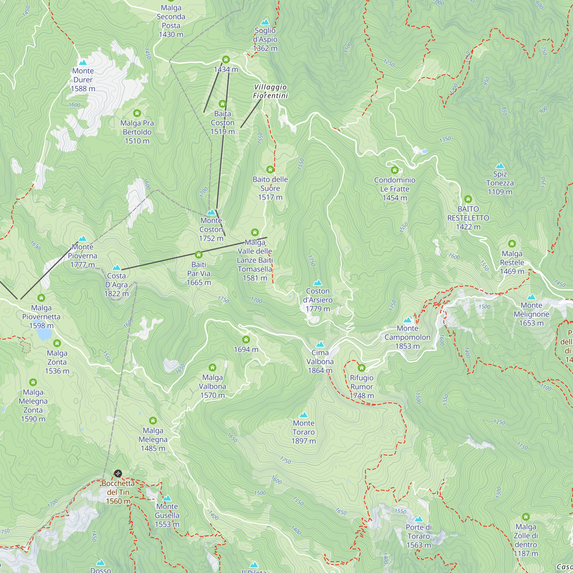 Baito Menegon 2 map