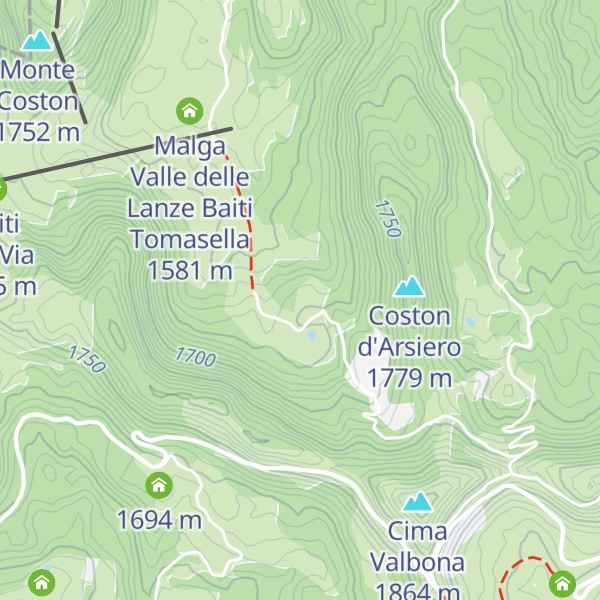 Map of Baito Menegon 2