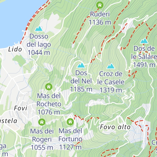 Map of Mas de la Lugherina