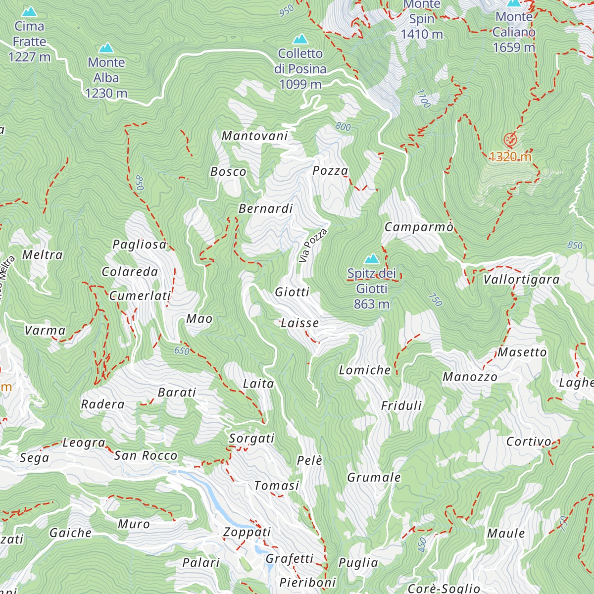 Agriturismo "ai Giotti" map
