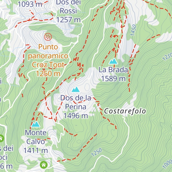 Map of Dos dei Fonghi