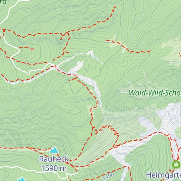 Map of Bärenfleckhütte