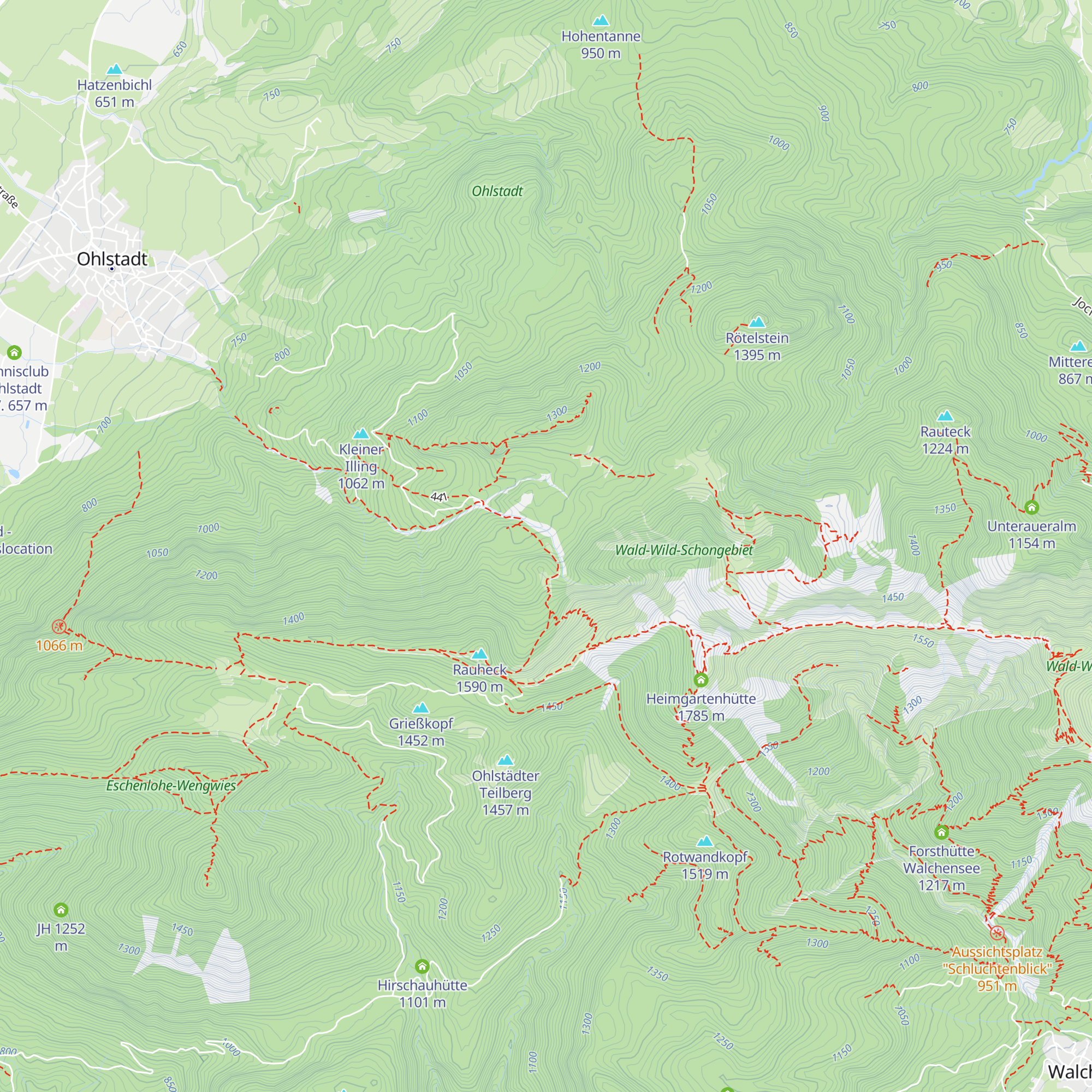 Bärenfleckhütte map