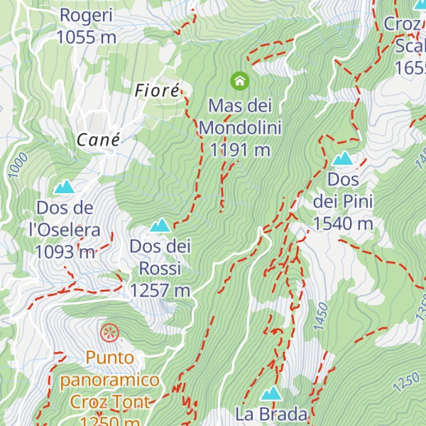Map of Mas dela Batistina