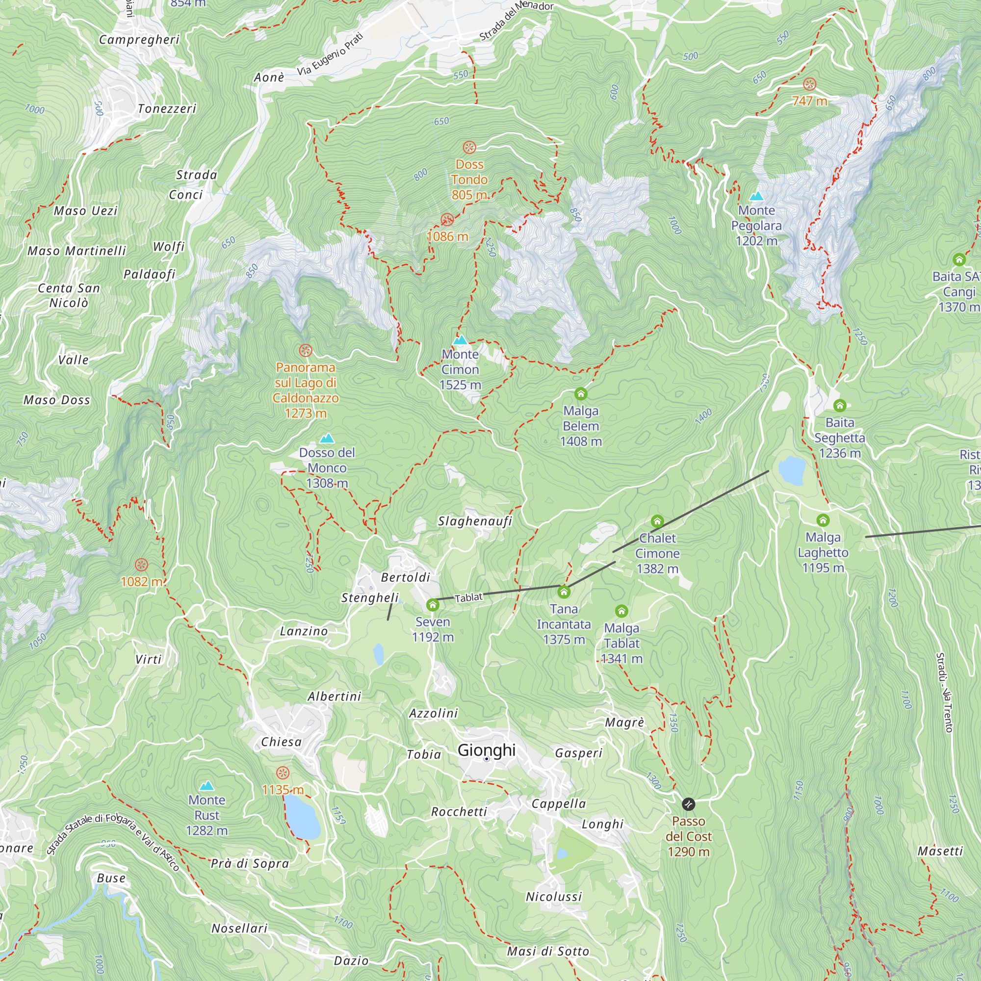 Cappella militare map