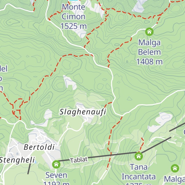 Map of Cappella militare