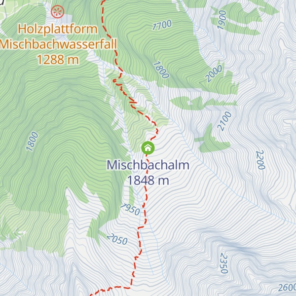 Map of Mischbachalm