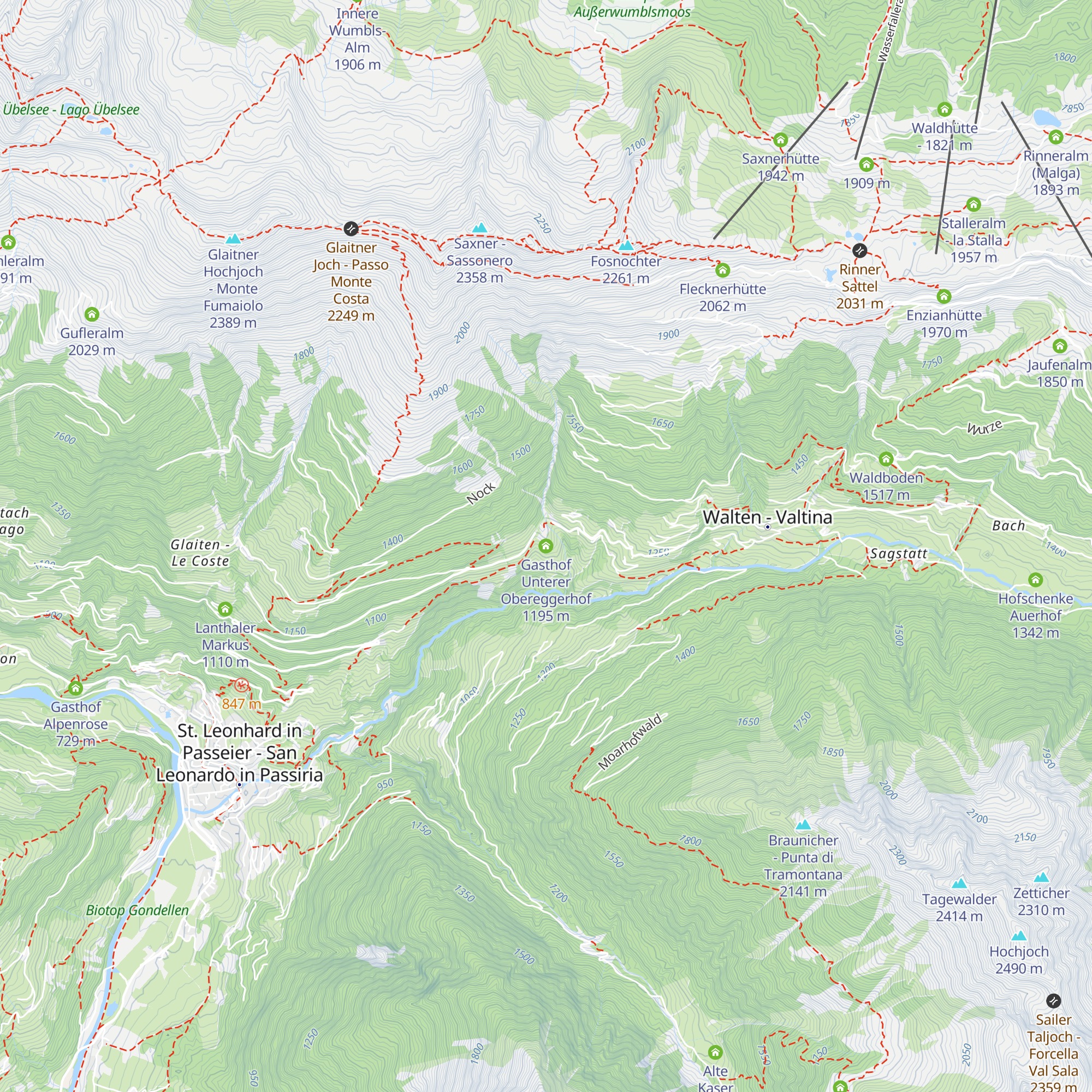 Gasthof Unterer Obereggerhof map