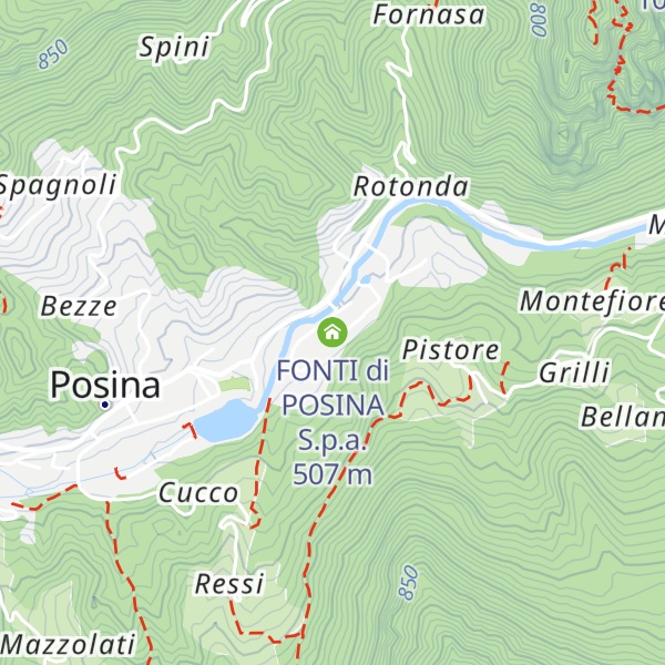 Map of FONTI di POSINA S.p.a.