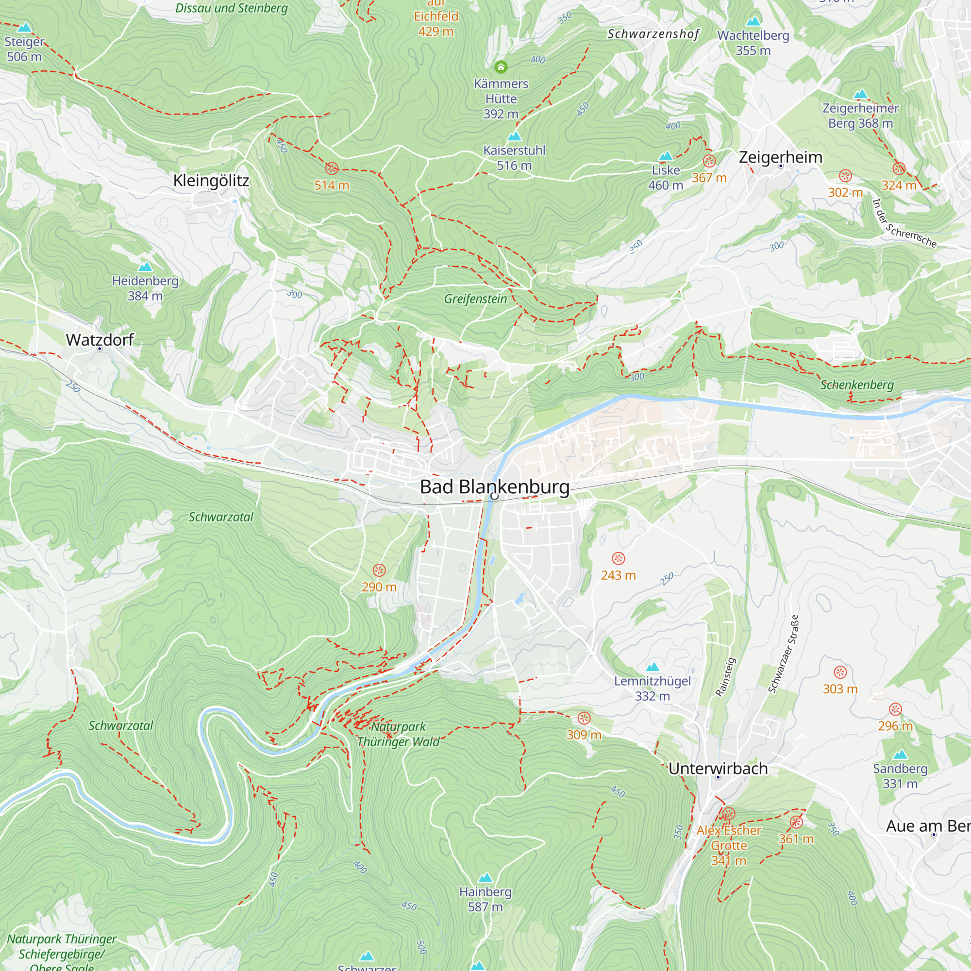 Tourist- und ServiceCenter map
