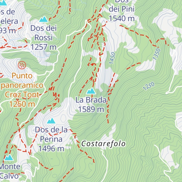 Map of La Brada