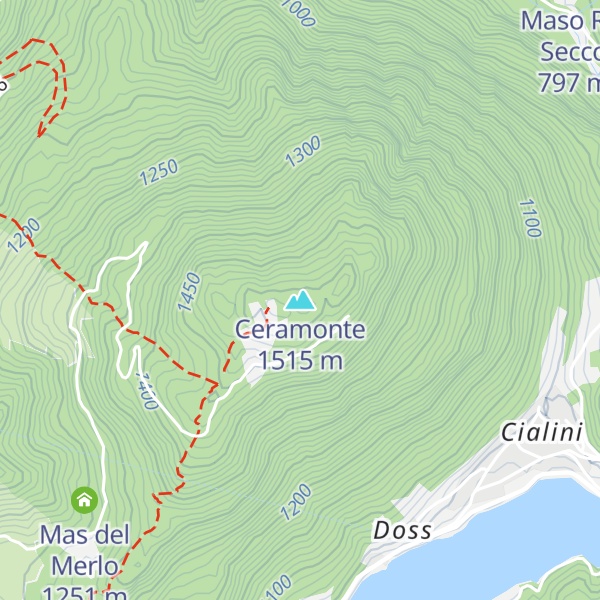 Map of Ceramonte