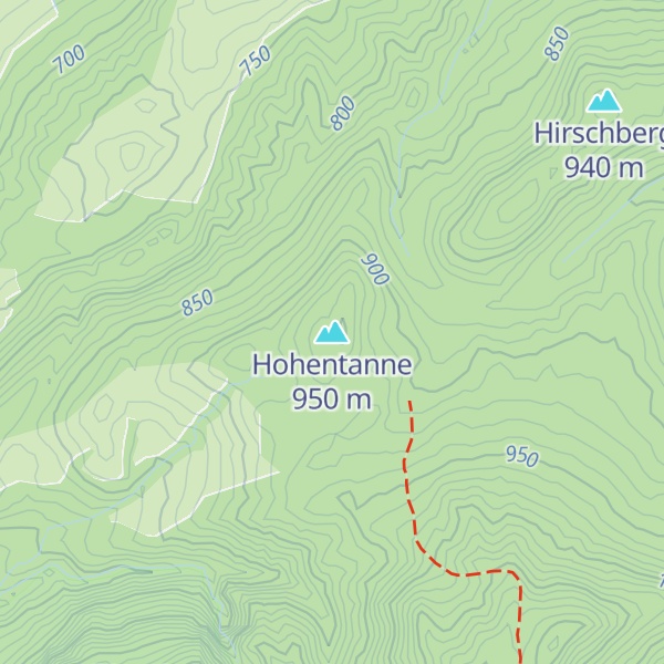 Map of Hohentanne