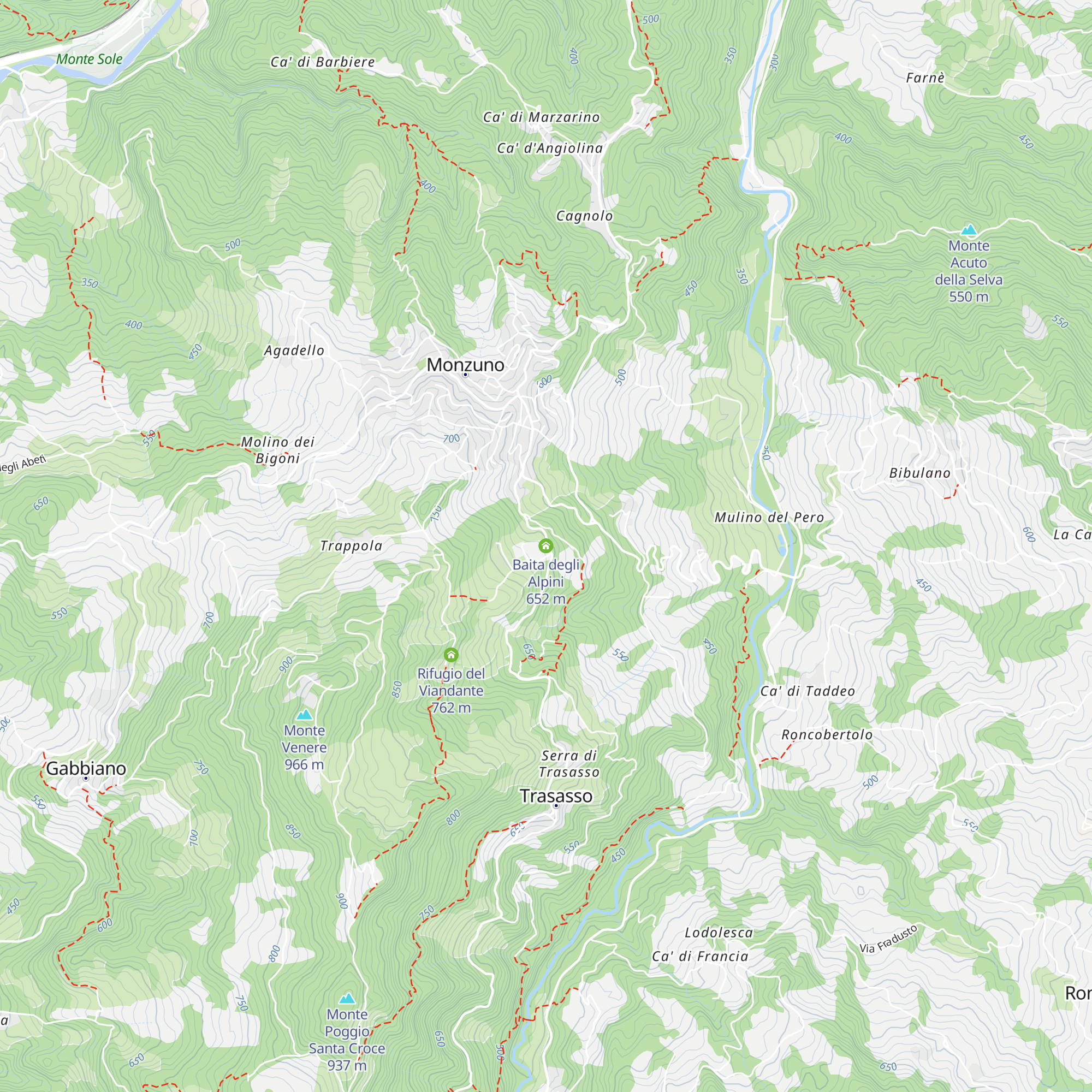 Baita degli Alpini map
