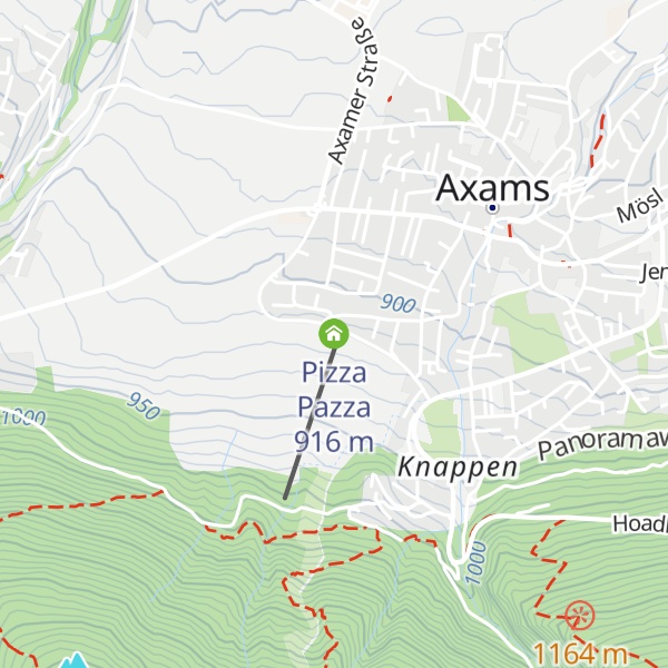 Map of Pizza Pazza