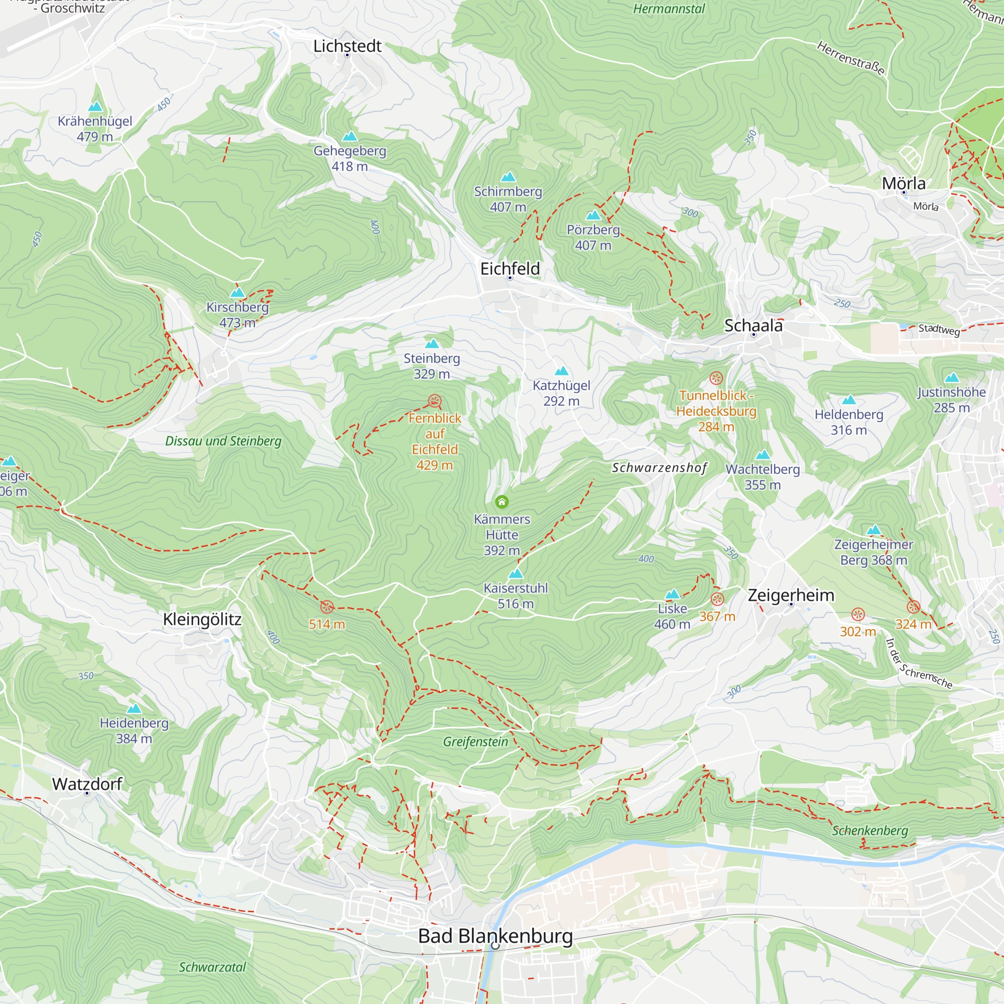 Kämmers Hütte map