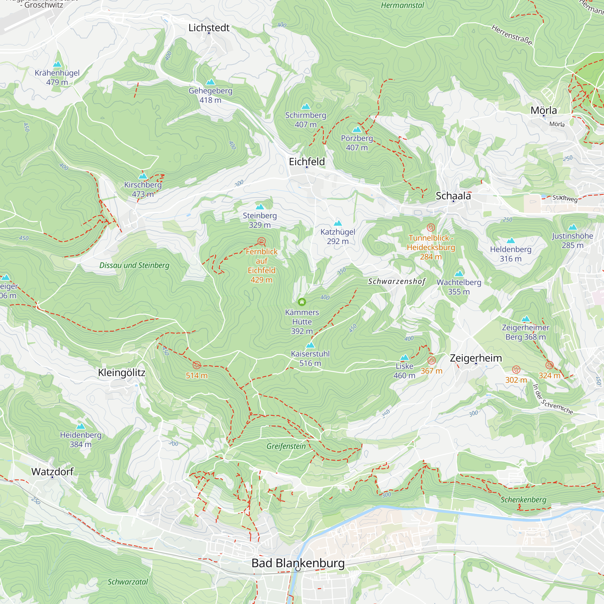 Kämmers Hütte map