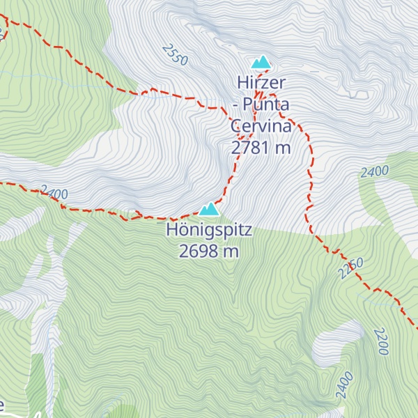 Map of Hönigspitz