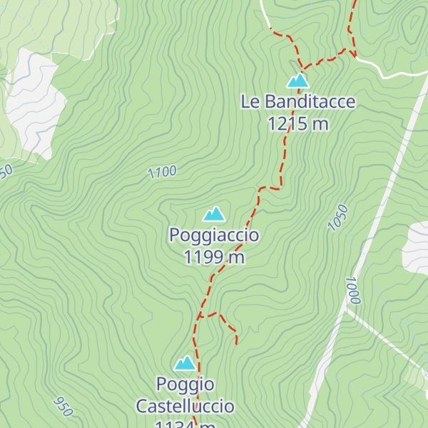 Map of Poggiaccio