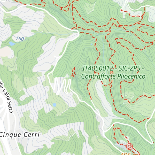 Map of La Rocca