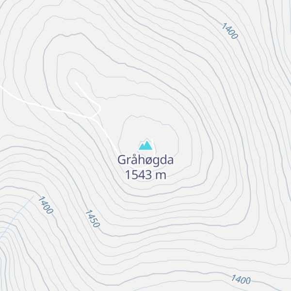 Map of Gråhøgda