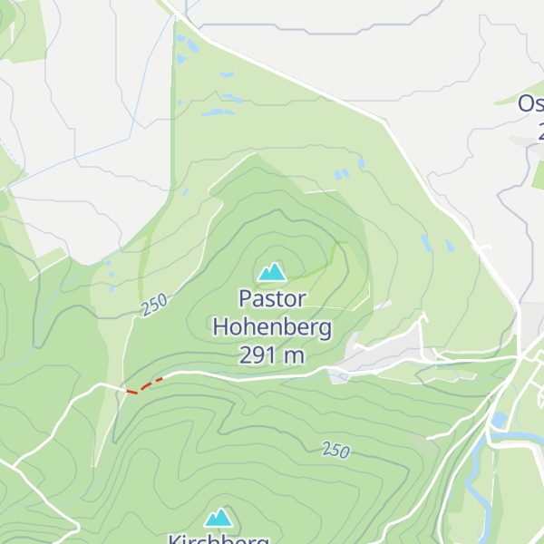 Map of Pastor Hohenberg