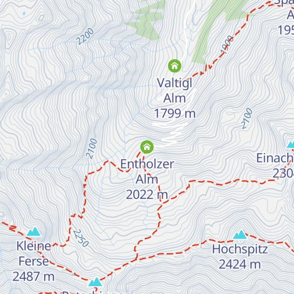 Map of Entholzer Alm