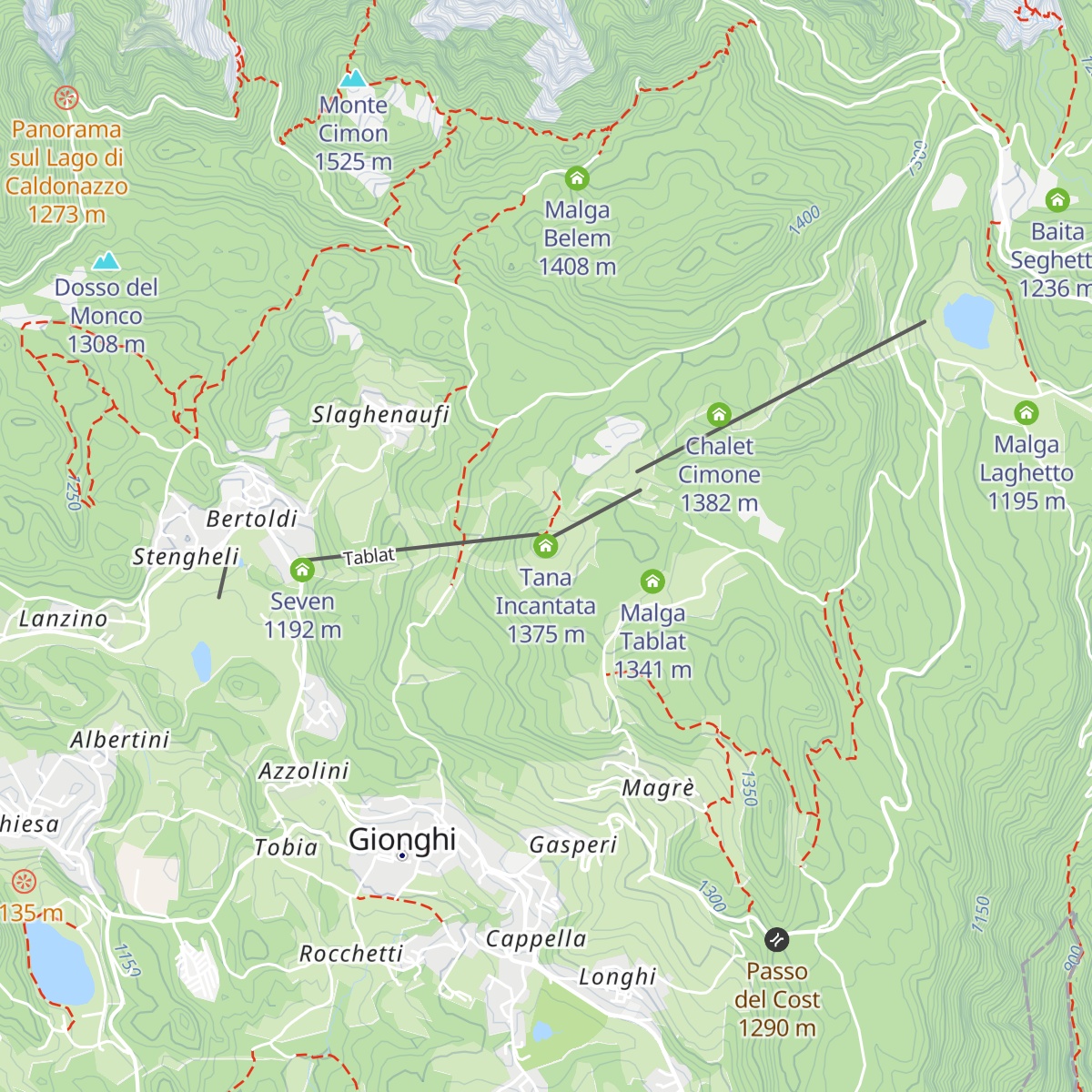 Tana Incantata map