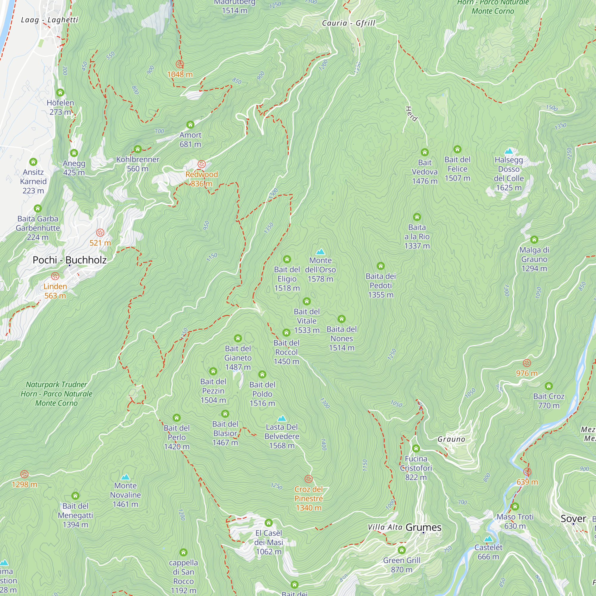 Bait del Raffaele map