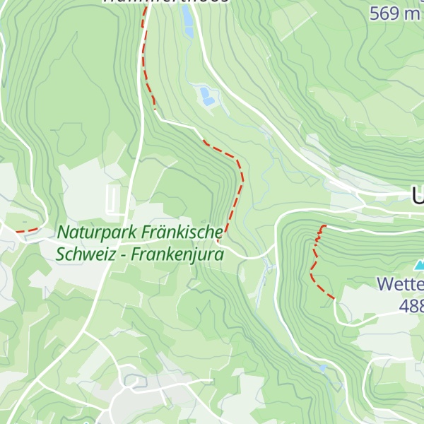 Map of Rechte Dörnhofer Wand