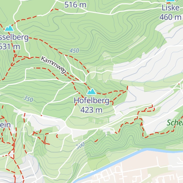 Map of Hofelberg
