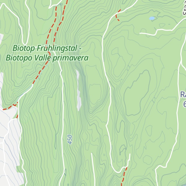 Map of Zwölferbühl - Dosso Dodici