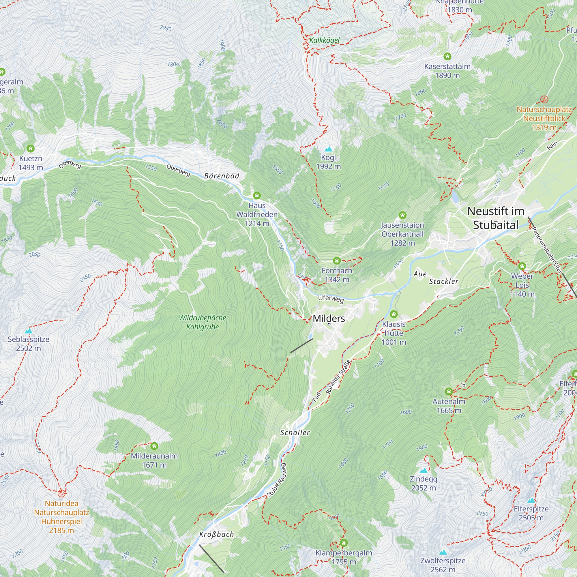 Bichlhof map