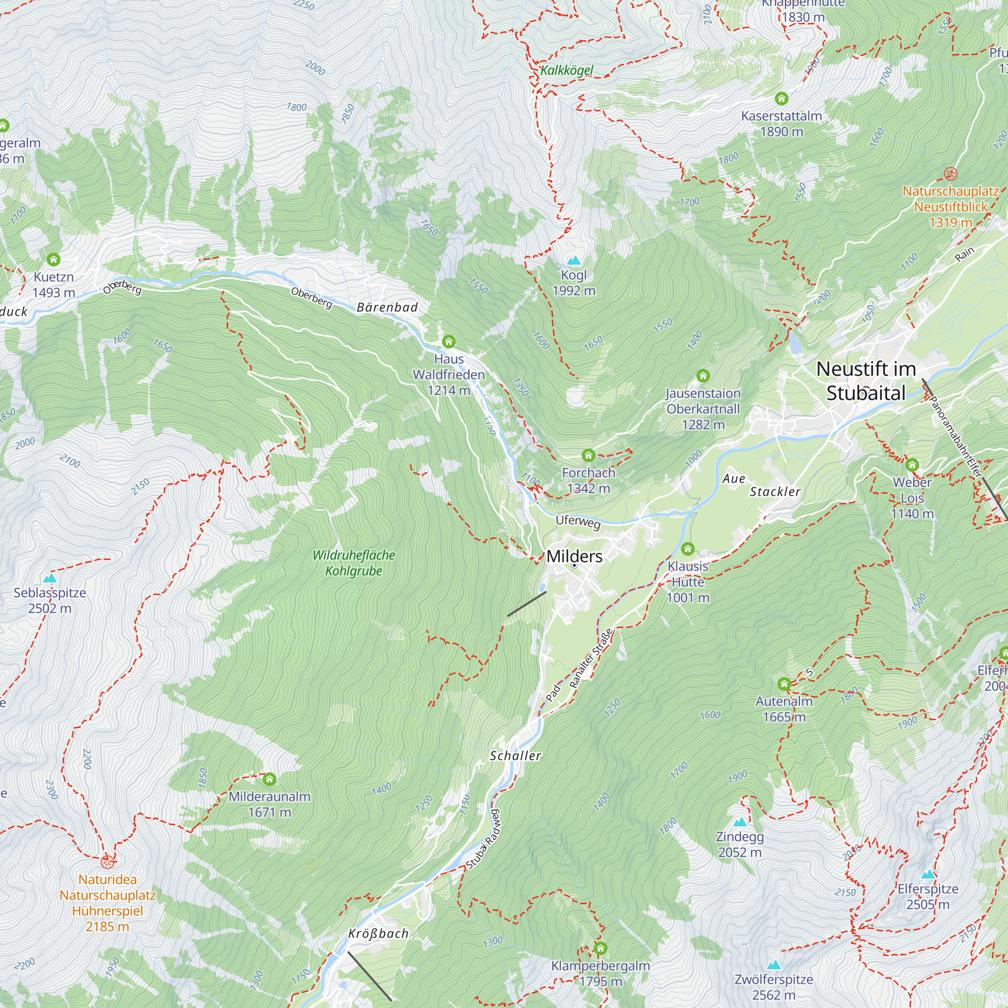 Bichlhof map