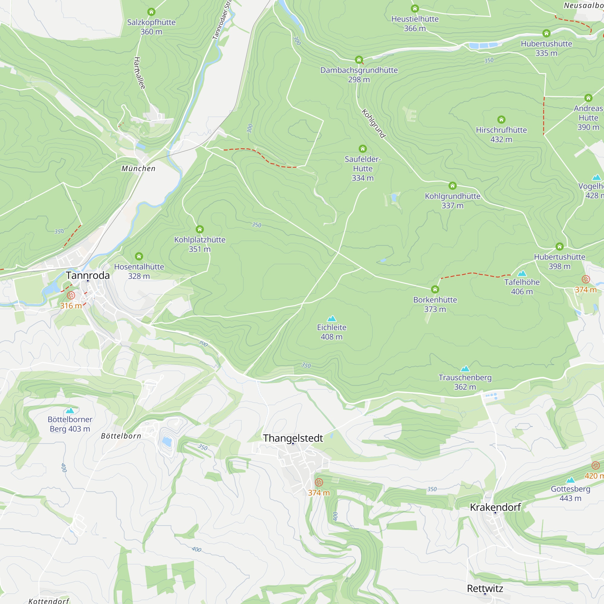 Alexanderhütte map