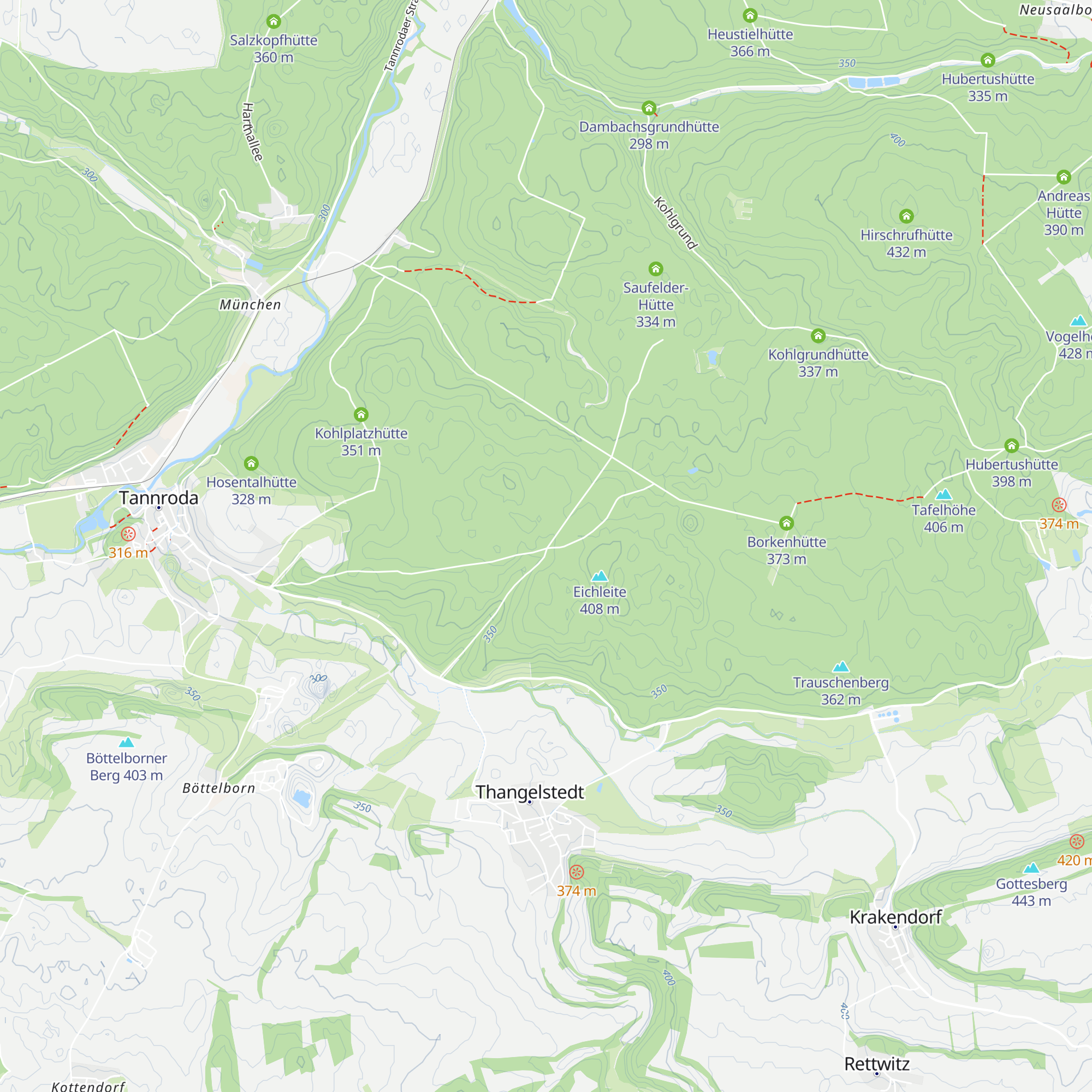 Alexanderhütte map