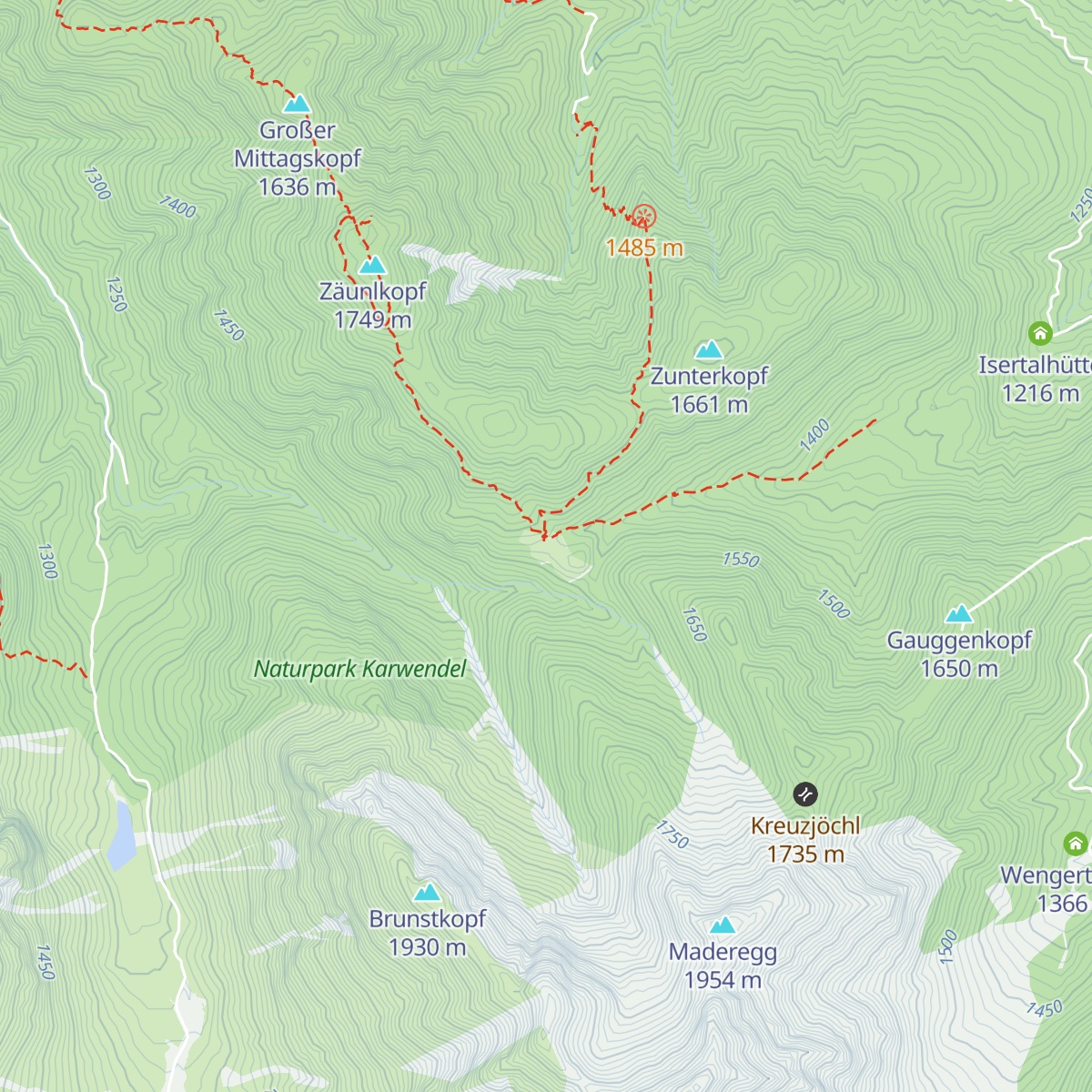 Oberbrunnalm map