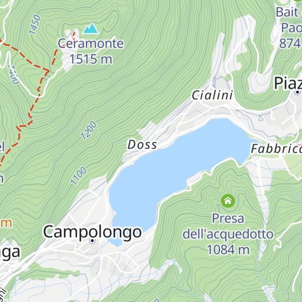 Map of Dolomiti Energia
