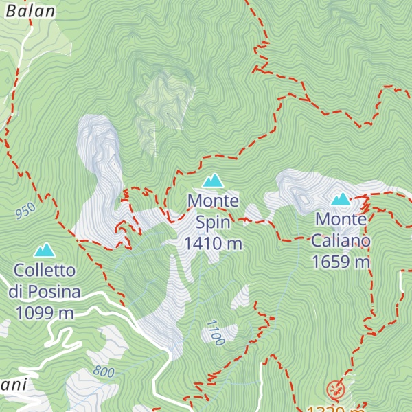 Map of Malga Fontana